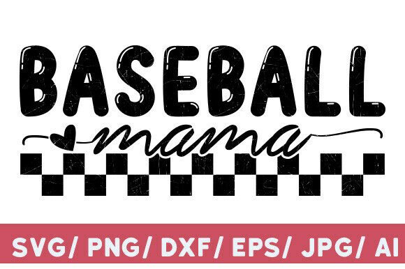 Baseball Mama SVG: A Versatile Graphic for T-Shirt Designs and More