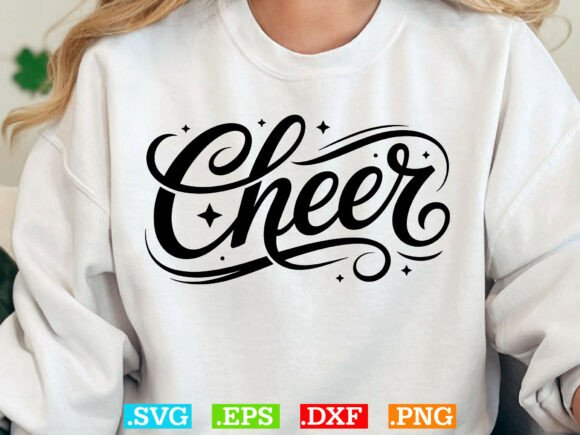 Cheerleader Shirt SVG, Cheerleading Mom: A Versatile Graphic Design Asset for T-Shirt Designs