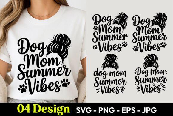 Dog Mom Summer Vibes SVG PNG: A Versatile Graphic Design Asset for Creative Projects