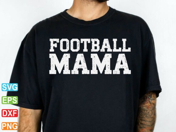 Football Mama SVG & Sports Mom PNG: A Graphic Design Asset for Bloggers and Publishers