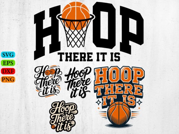 Hoop There It Is SVG: A Bold Graphic Design Asset for Local Business Branding