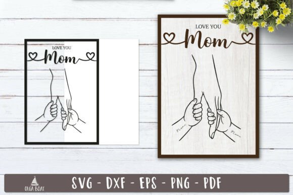 Love You Mom Kids Hands SVG: A Heartfelt Embroidery Design for Real Projects