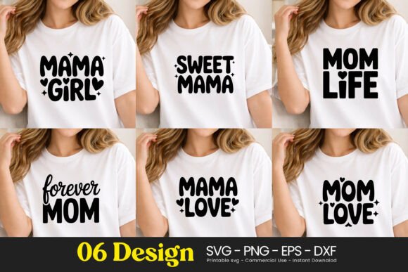 Mama Girl Sweet Mom Life Quotes SVG PNG: A Versatile Graphic for Handmade Creations