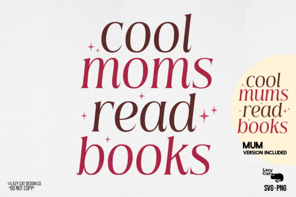 Mama Mom Mother Book SVG PNG – A Versatile Illustration for Digital Sellers