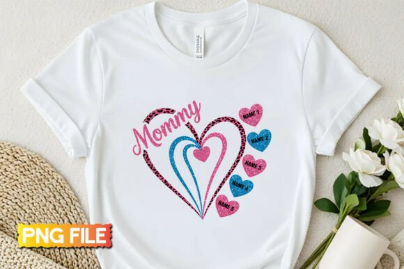 Mother’s Day PNG Glitter Design for T-Shirt Graphics and Creative Projects