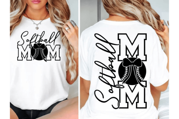 Retro Softball Mom Coquette Bow SVG: A Versatile Graphic Design Asset for T-Shirt Designs